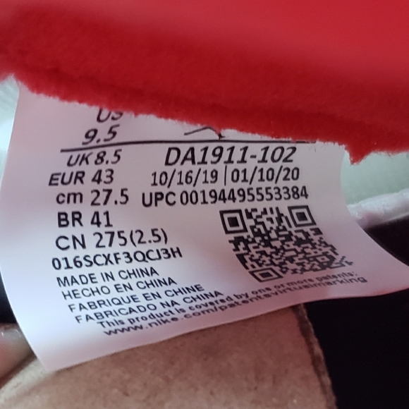 Air Jordan 5 Retro White-Fire Red 2020 Release - Picture 10 of 12